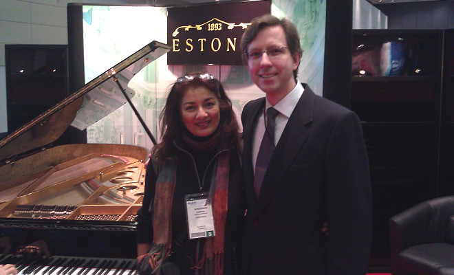 with Indrek Laul, Estonia Pianos