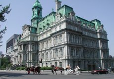 Montréal City Hall (1878) in the heart of Vieux-Montréal (Old Montréal)